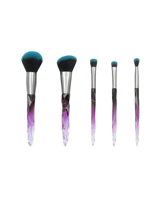 

Artificial Diamond Handle Makeup Brushes, Dark violet