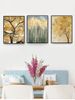 Tree Leaf Pattern Unframed Stick Split Paintings -  
