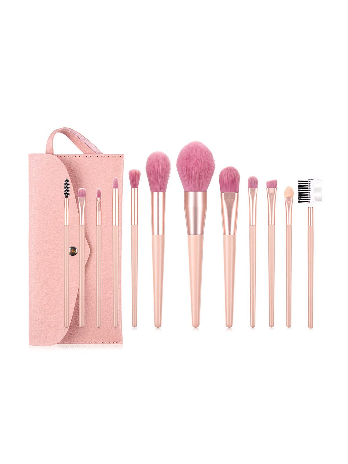 

Multi-functional Beauty Makeup Brush Set, Pink