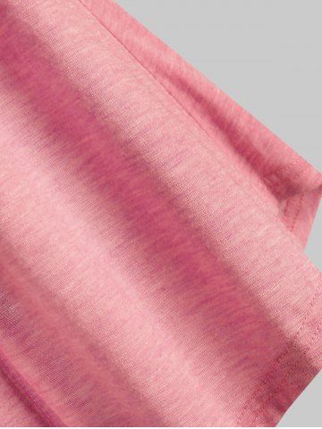 Lace Panel Button Embellished Casual Tank Top