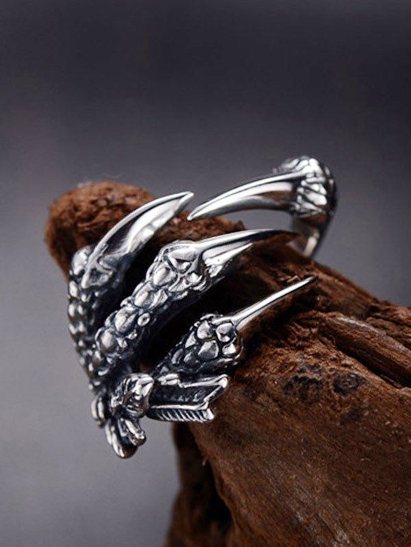 Shops Stainless Steel Dragon Claw Open Ring  