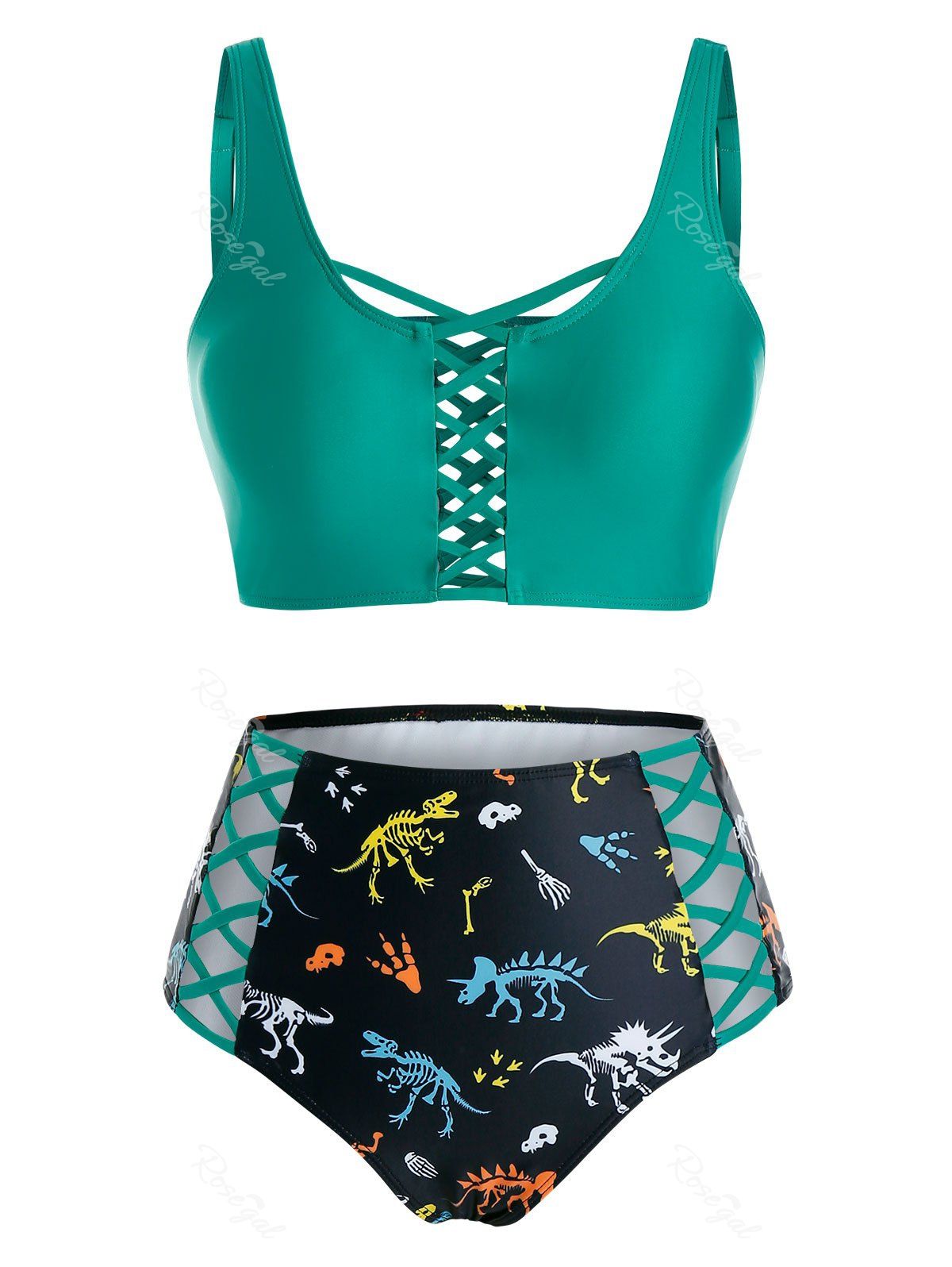 dinosaur print swimsuit