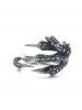 Stainless Steel Dragon Claw Open Ring -  