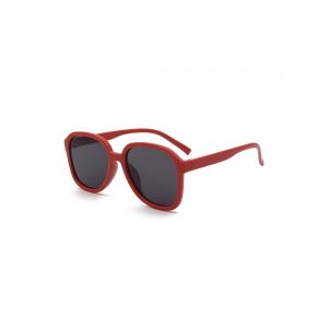

UV Protection Outdoor Square Sunglasses, Deep red