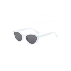 

Travel Rivet Catty Eye Sunglasses, White