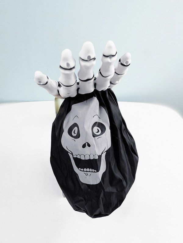 Fashion Halloween Skull Pattern Skeleton Shape Candy Bags  