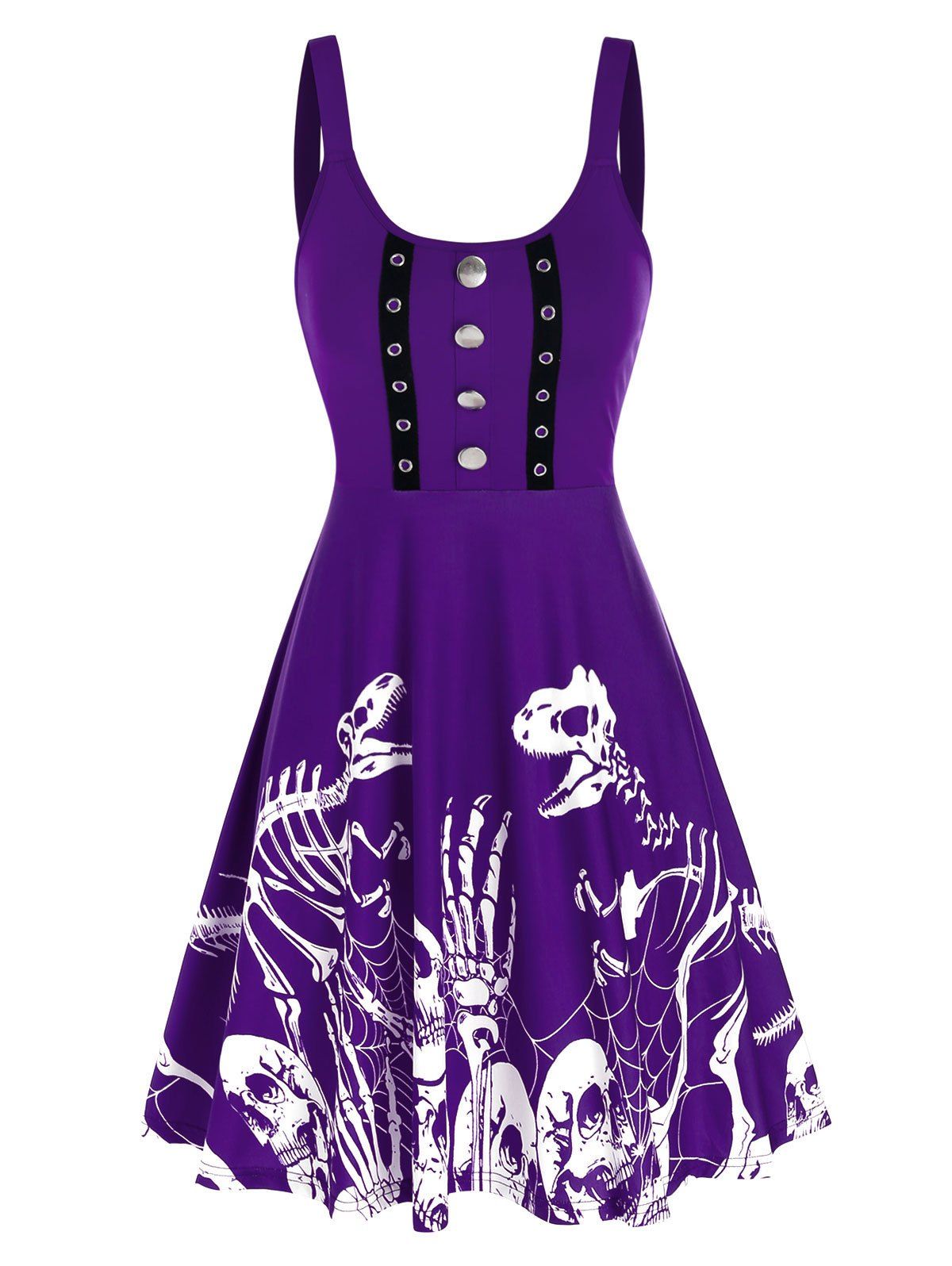 purple gothic dress