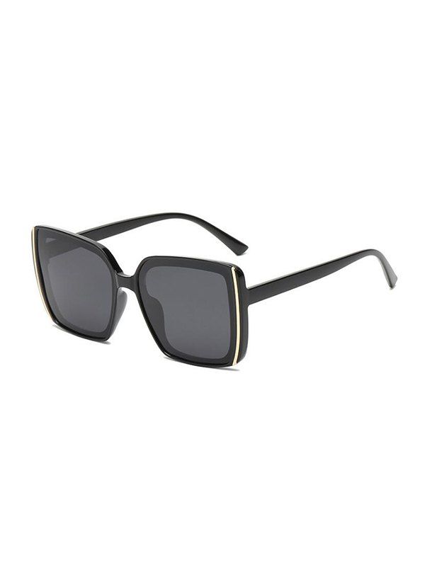 

Oversized Square UV Protection Polarized Sunglasses, Black