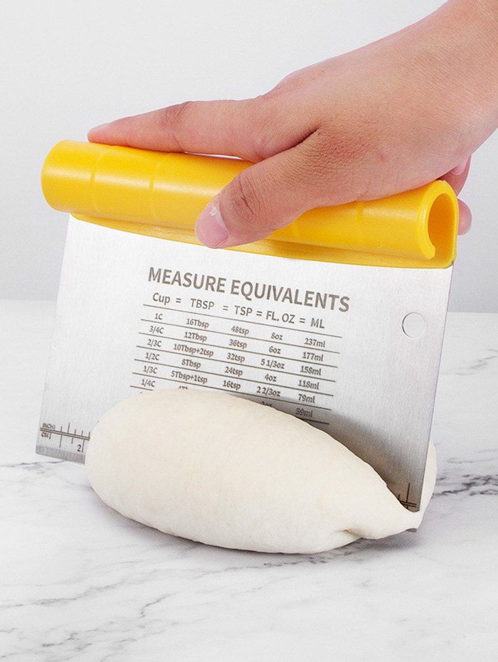 

Stainless Steel Knife Blade Dough Cutter with Scales, Multi-a