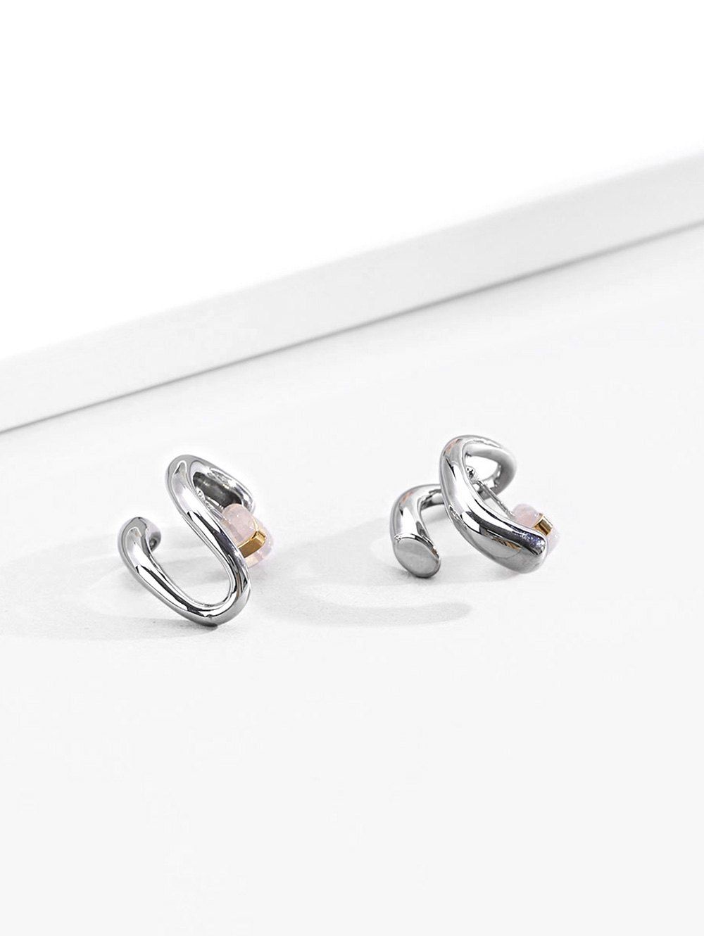

Music Note Copper Earrings, Silver