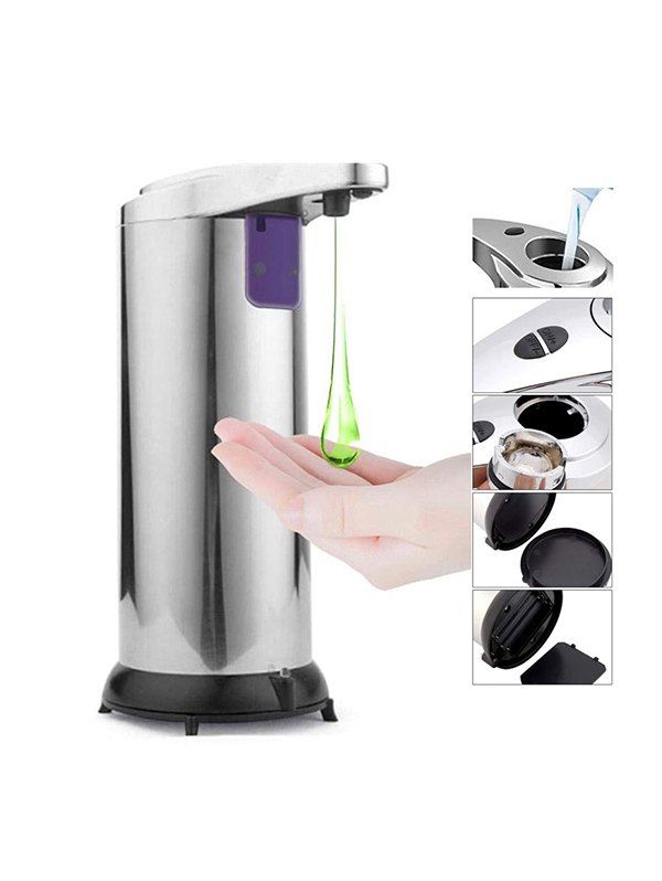 

Stainless Steel Infrared Sensor Automatic Soap Dispenser, Multi-a