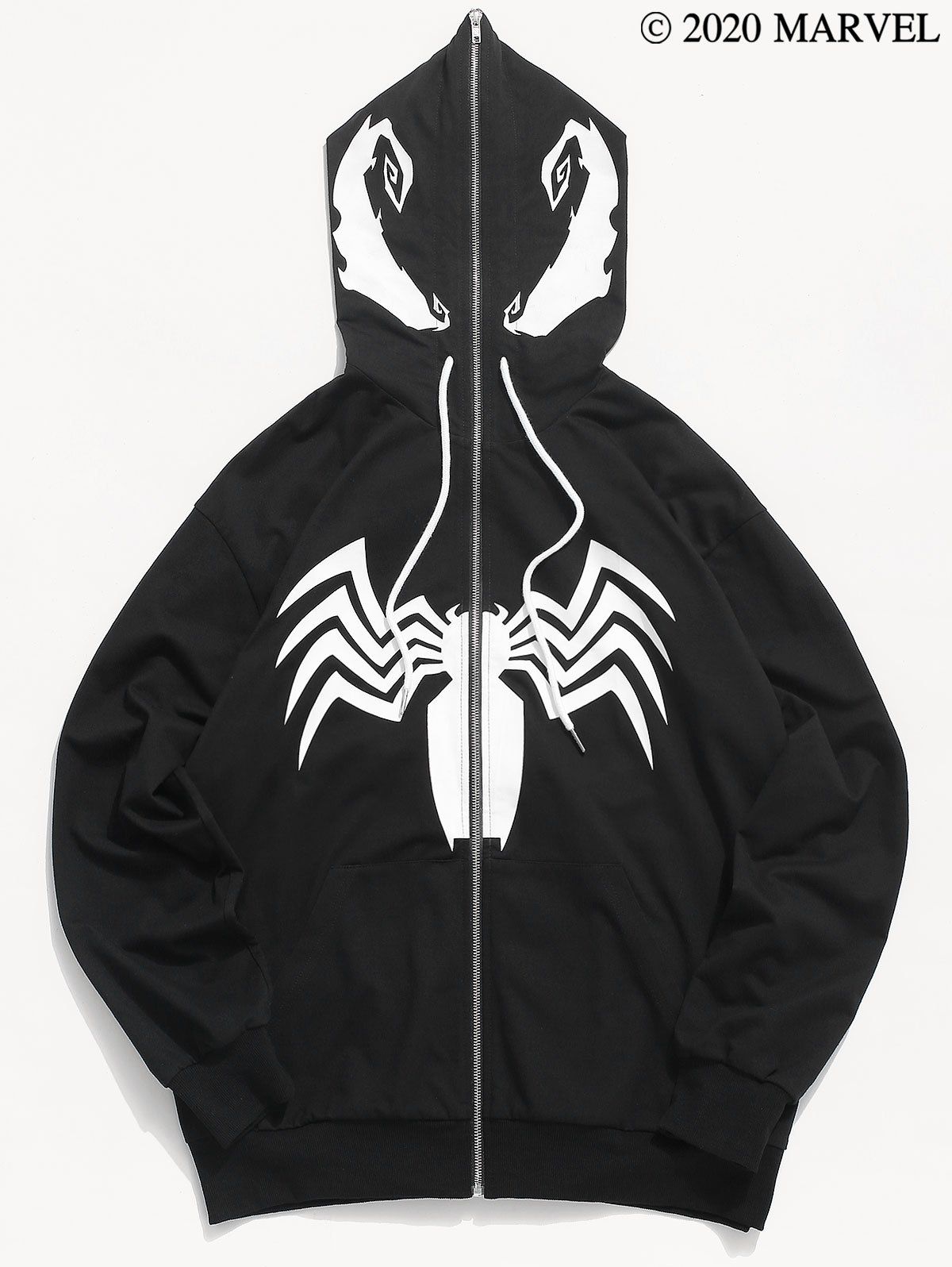 graphic zipper hoodie