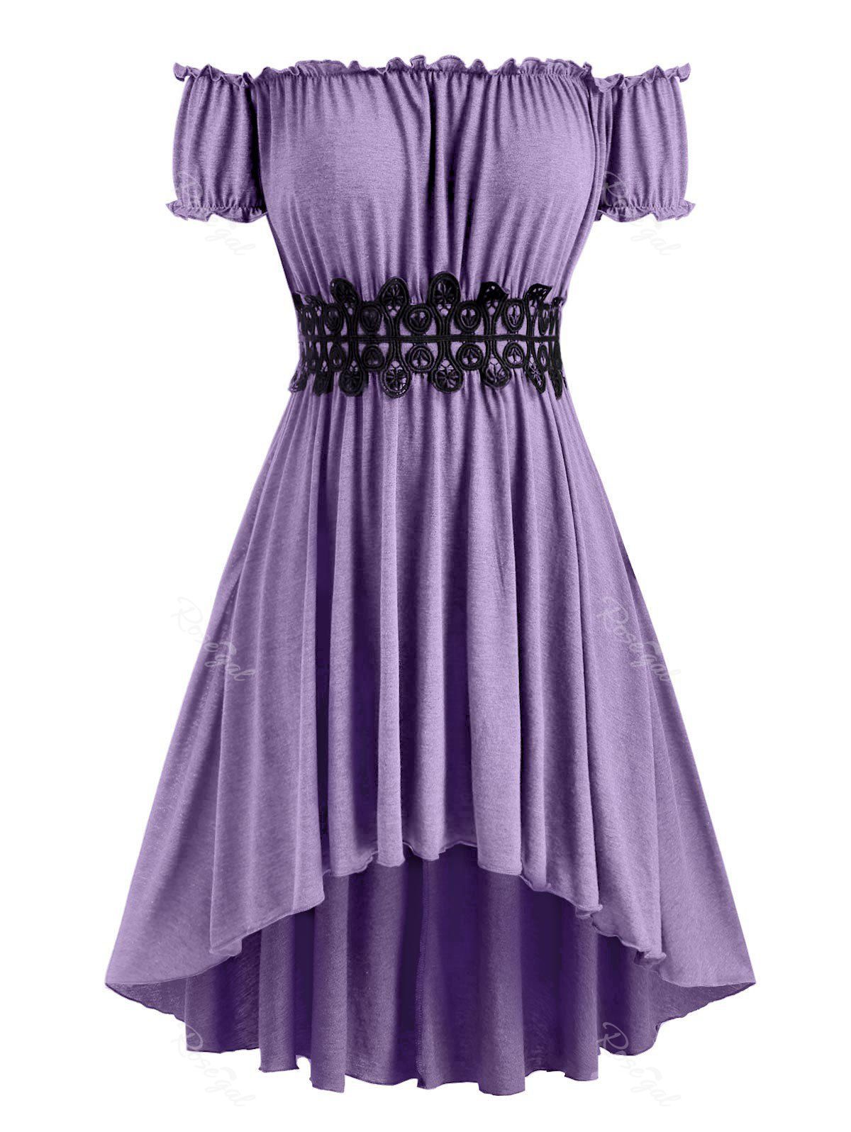 rosegal purple dress