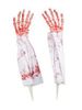 Halloween Supplies Party Cosplay Scary Skeleton Hands -  