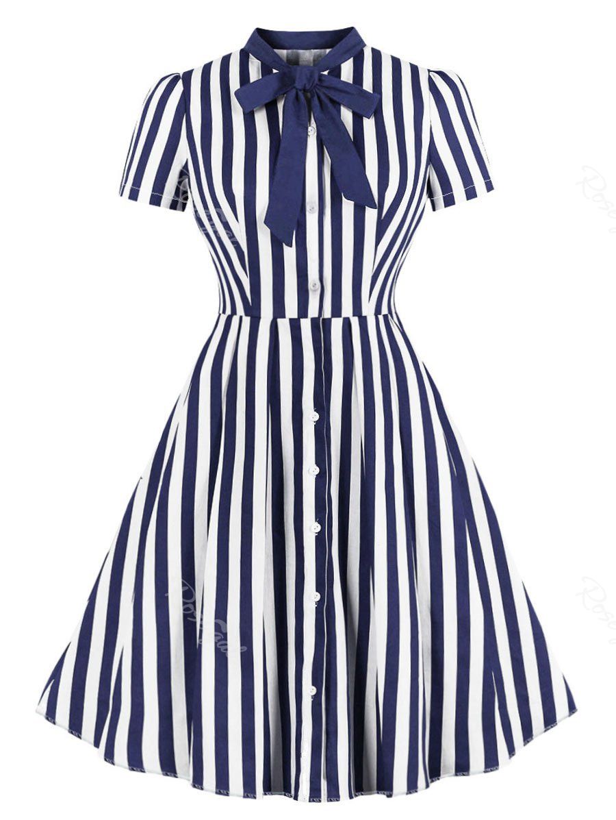 striped shirt dress plus size