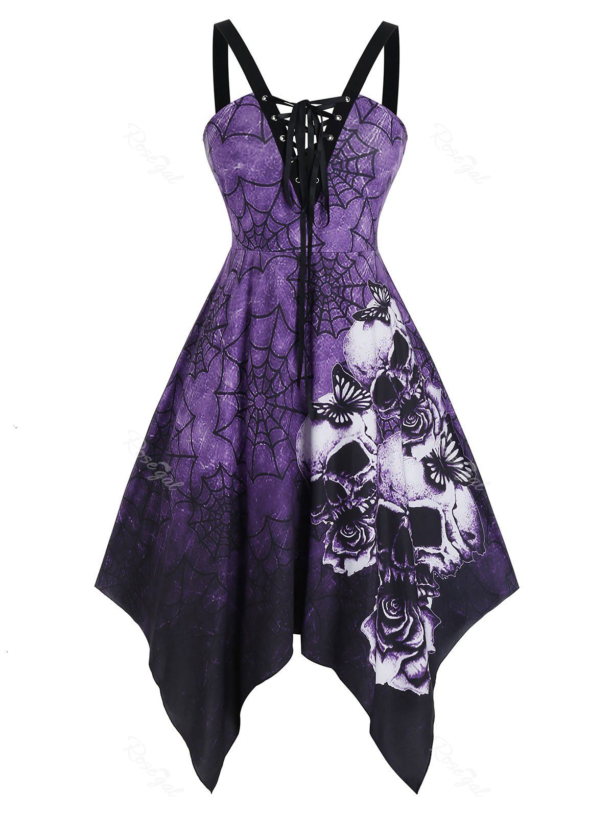 rosegal purple dress