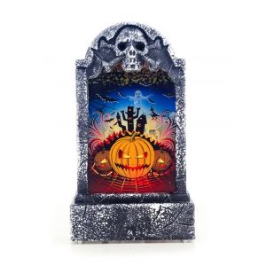 

Halloween Decorative Retro Tombstone Shape Lamp, Multi a