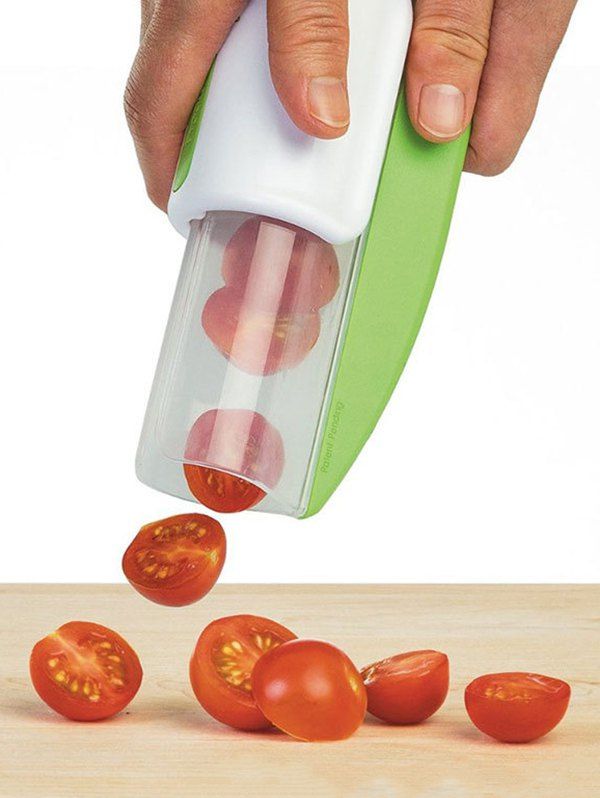 

Kitchen Tools Cherry Tomato Slicer Cutter, Green peas