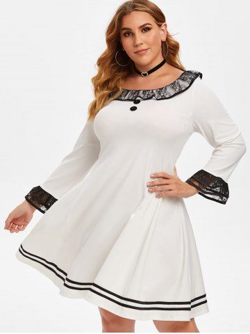 inexpensive plus size white dresses