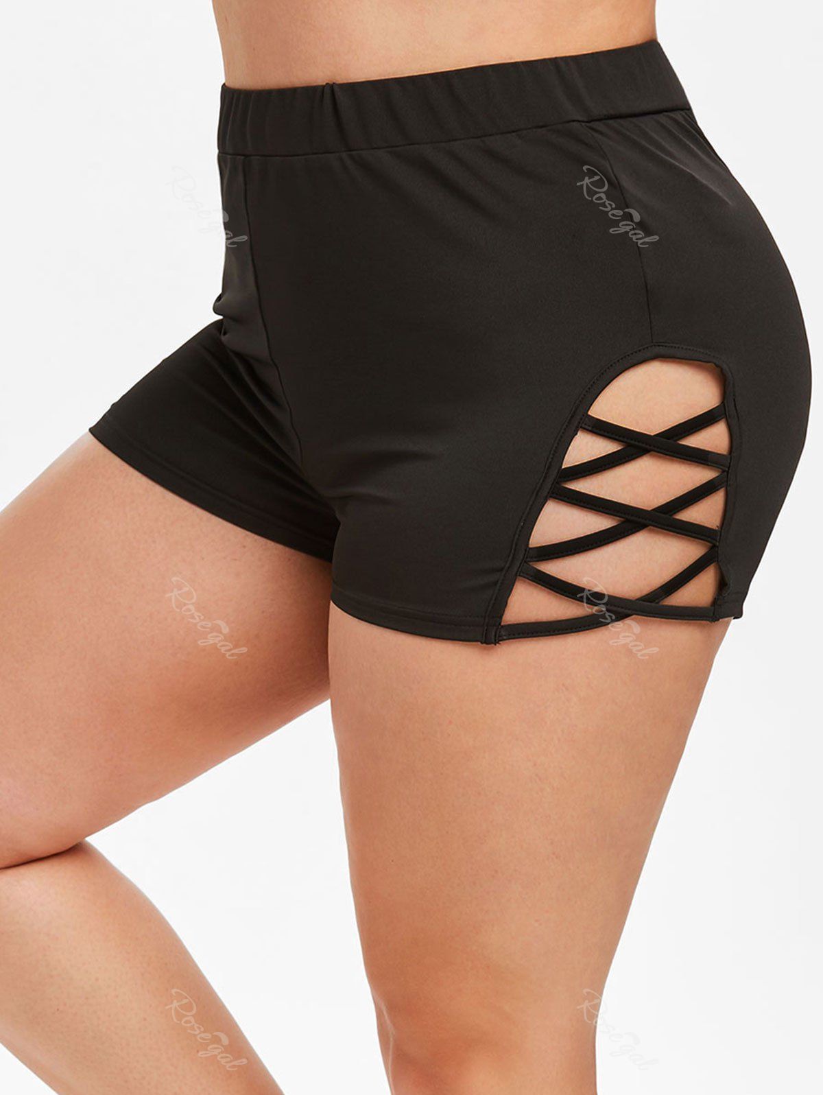 plus size gym shorts