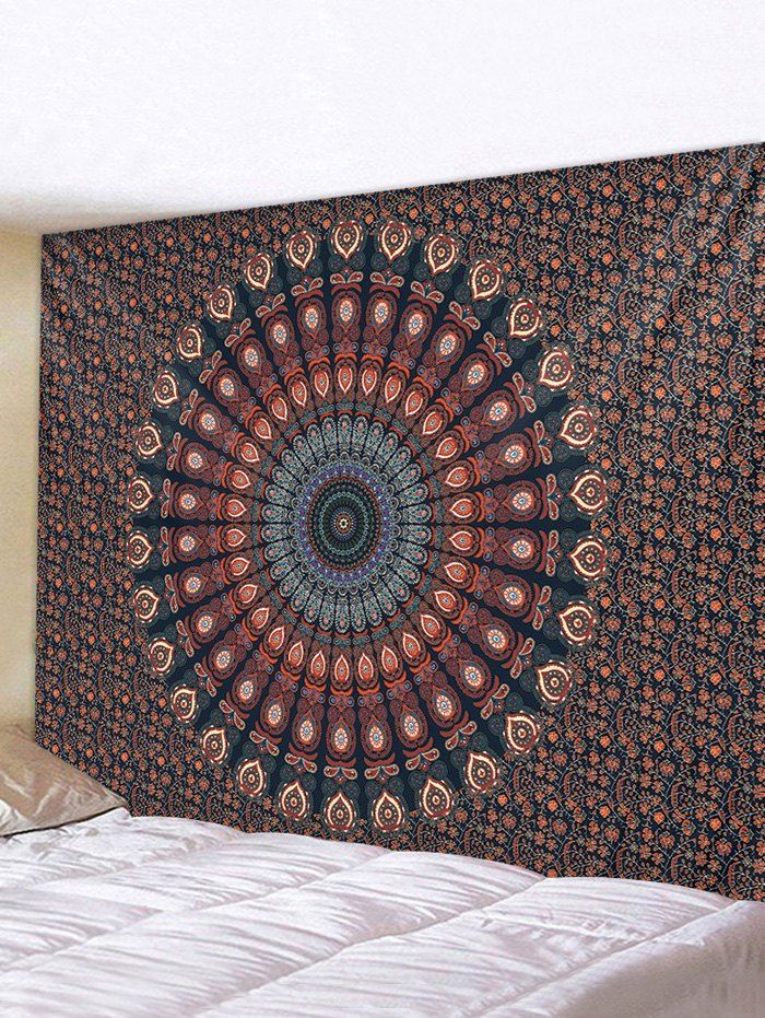 

Bohemian Digital Print Flower Waterproof Tapestry, Multi
