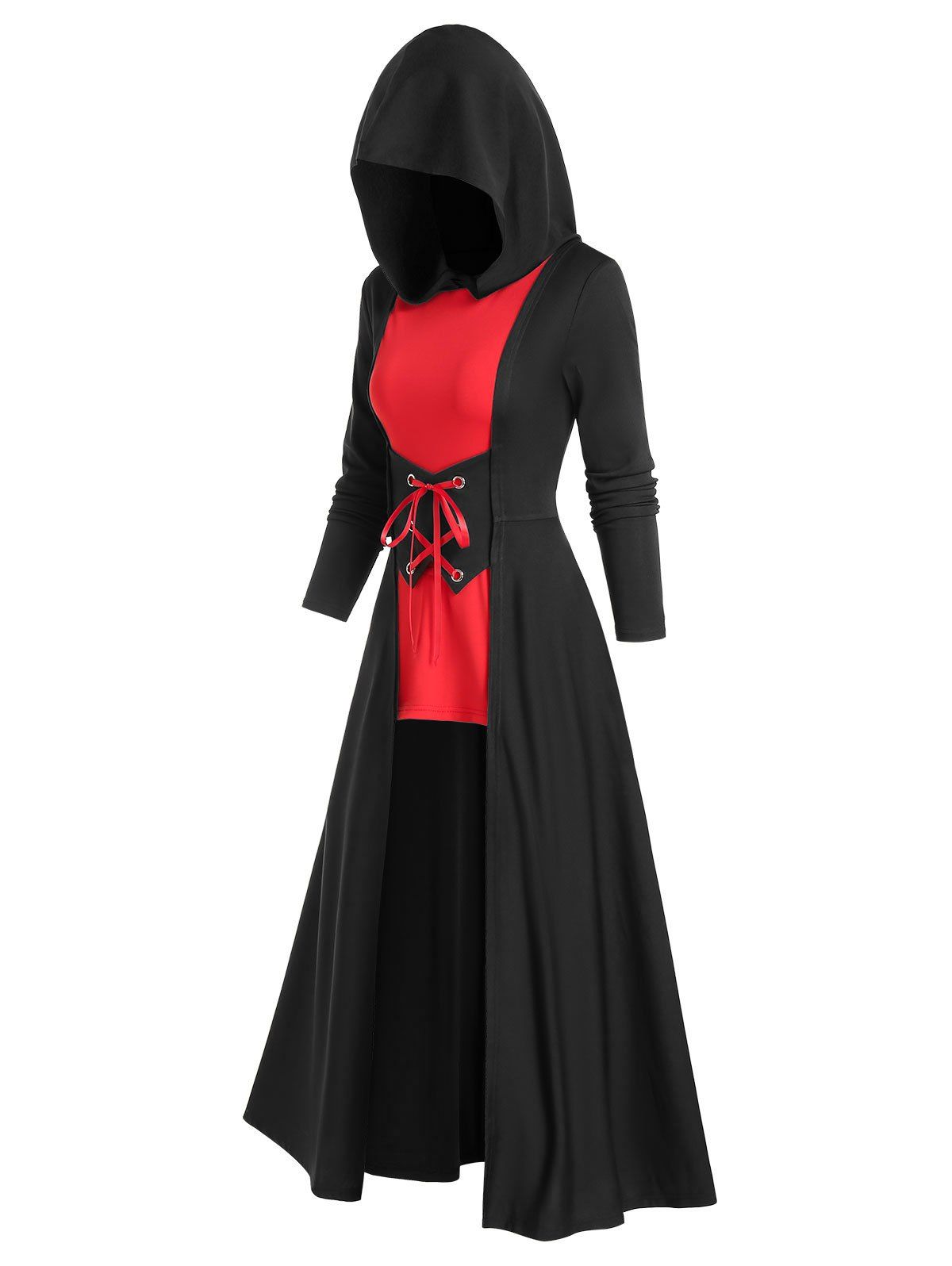 gothic hooded dress