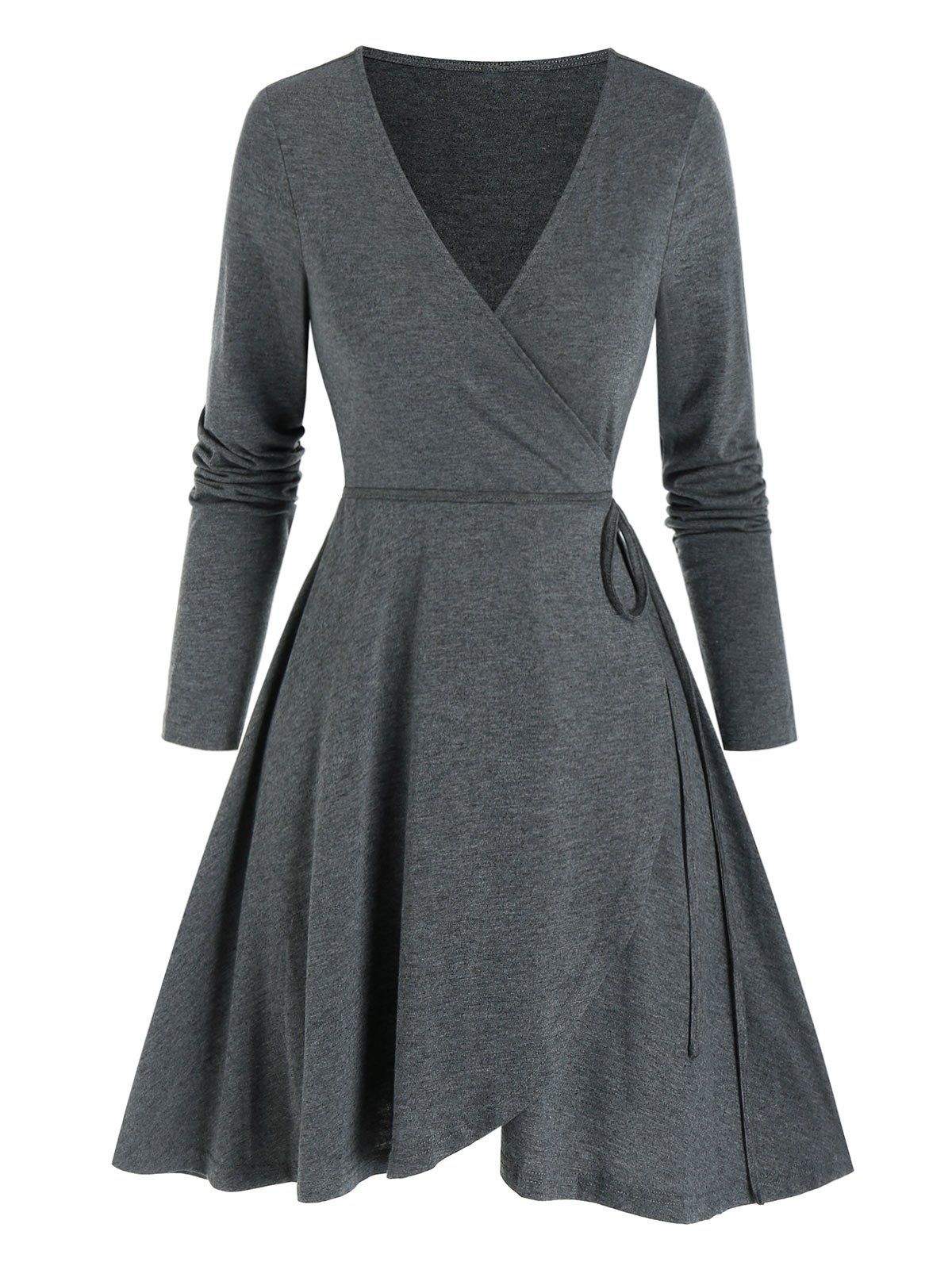 Dresses Length: Mini Fabric Stretch: No Stretch Neckline: V-Neck Occasion: ...