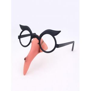 

Halloween Dress Up Props Witch Nose Glasses, Multi a