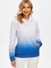 Ombre Front Pocket Hoodie -  