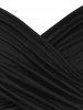 Tie Dye High Waist Cami Asymmetric Dress -  