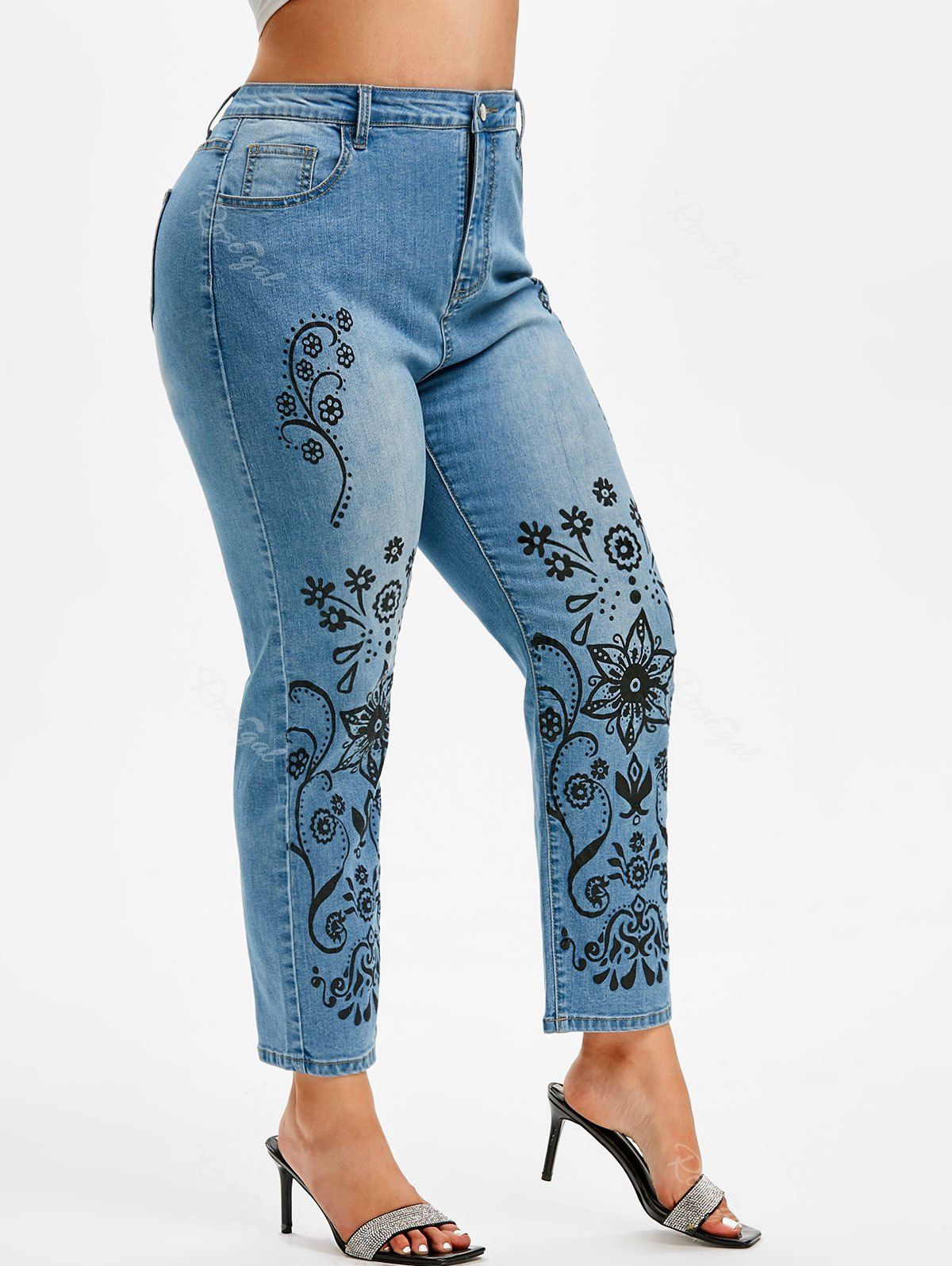 rosegal plus size jeans