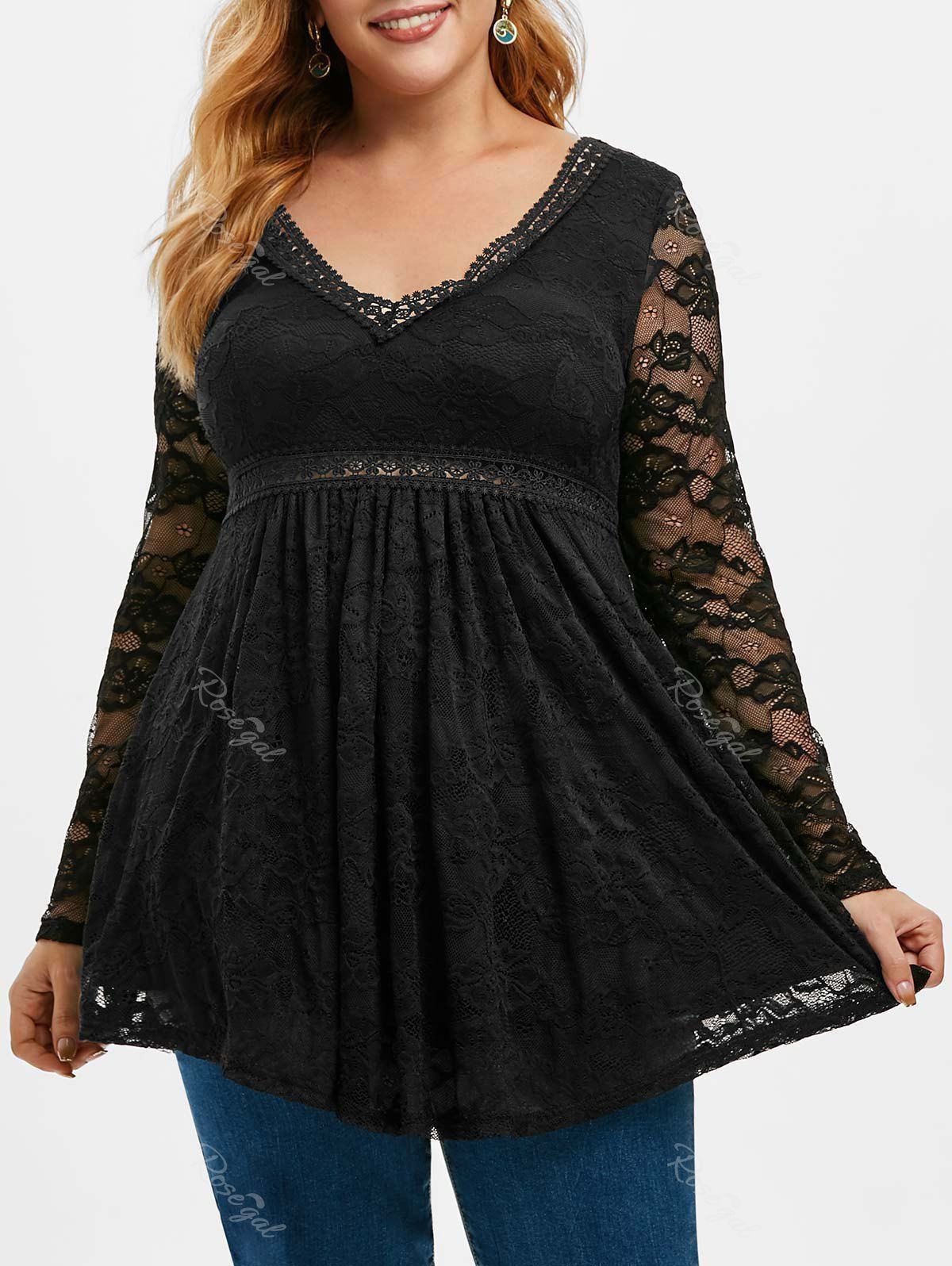 Empire waist tops plus size Clearance