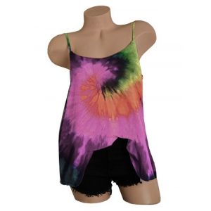 

Plus Size Tie Dye Cami Top, Purple