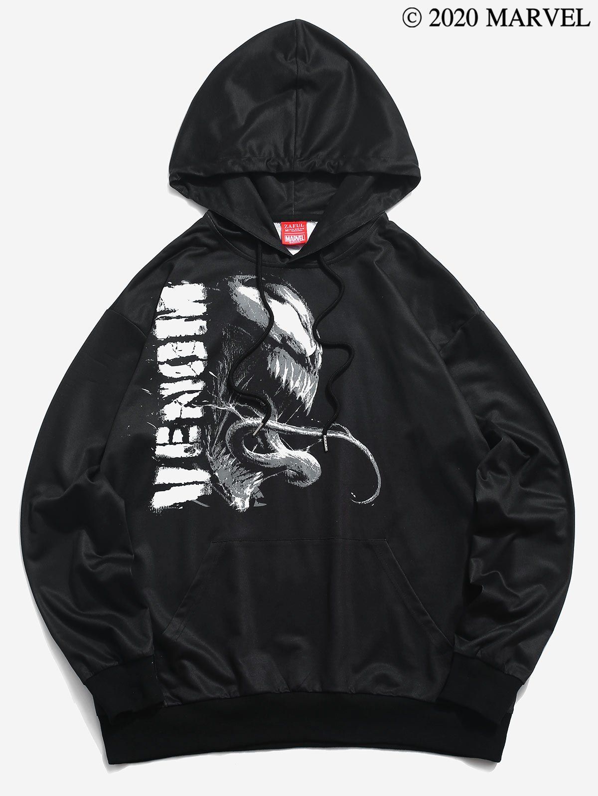 

Marvel Spider-Man Venom Graphic Pocket Hoodie, Black