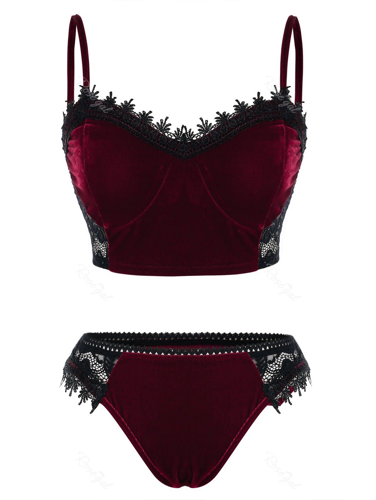 plus size velvet set