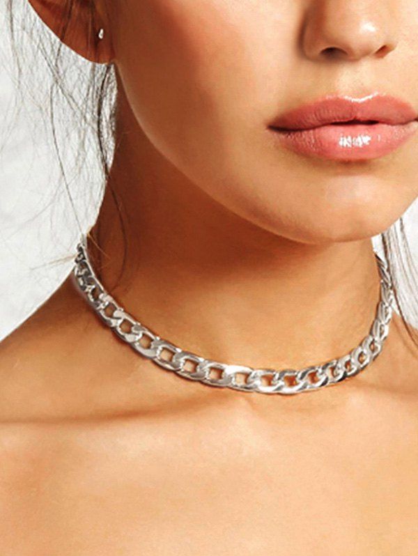 Fancy Chain Choker Necklace  