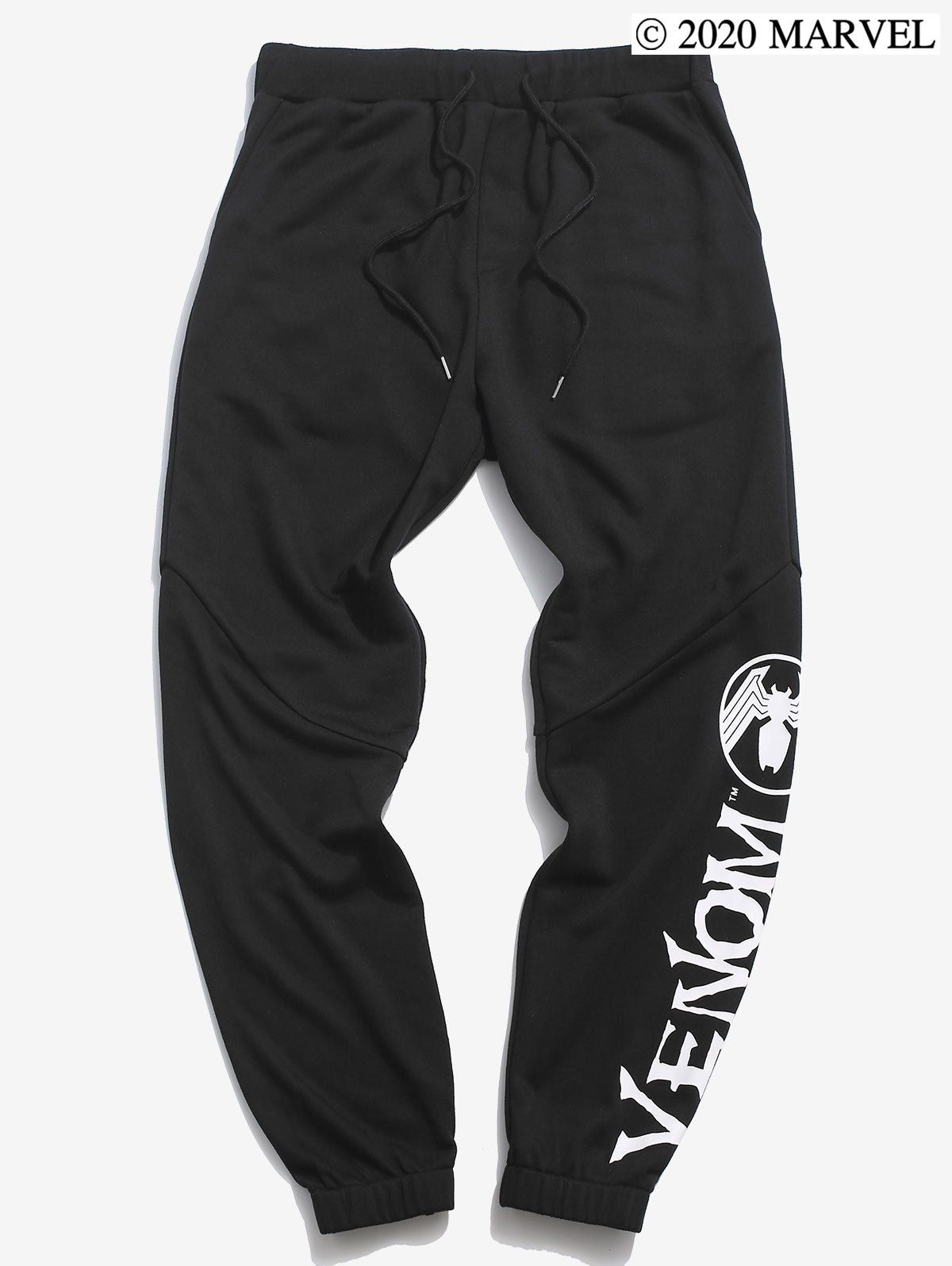 

Marvel Spider-Man Venom Pattern Sweatpants, Black