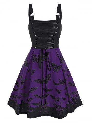 Dress | Print | Mini | Lace | Bat | Up