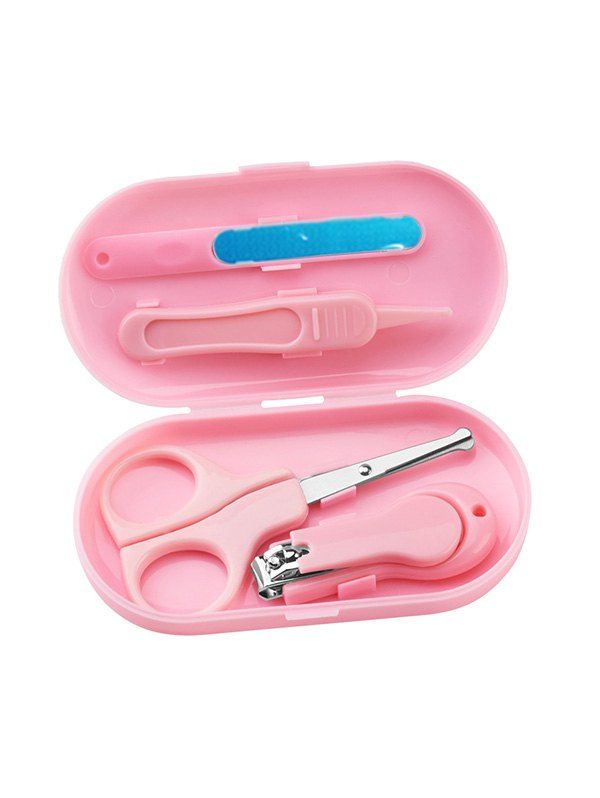 

Children Booger Clip Nail Clippers Nail Tool Set, Light pink