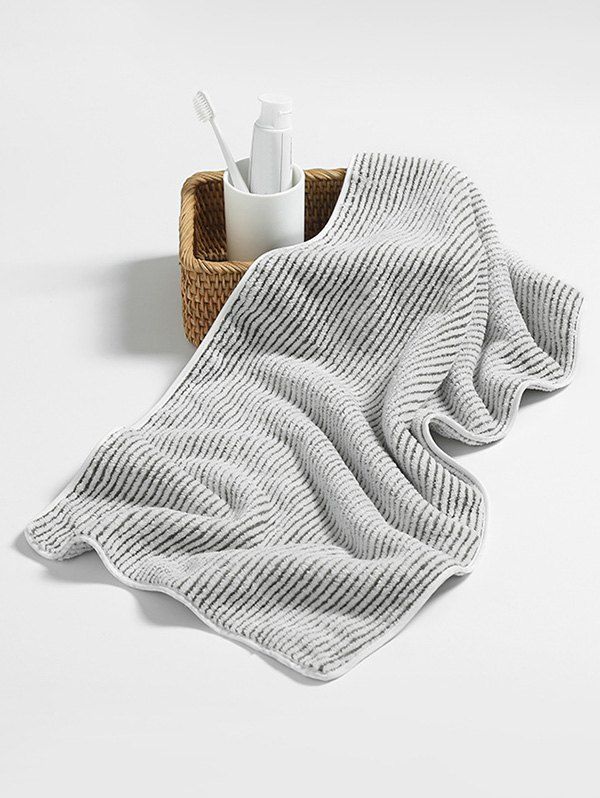 

Striped Absorbent Bath Face Towel, Multi-a