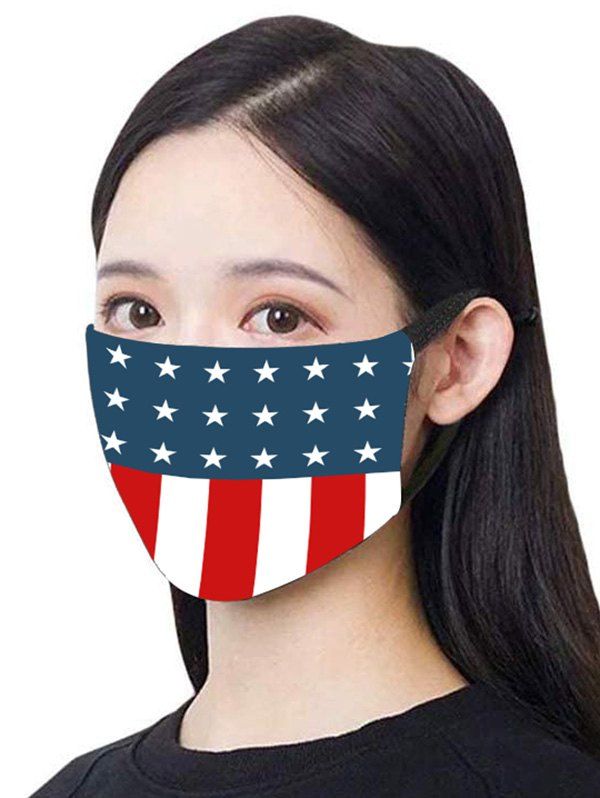 

Flag Printed Windproof Face Mask, Multi-b