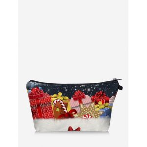 

Christmas Gifts Digital Print Storage Makeup Bag, Chestnut red