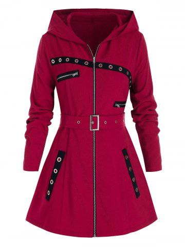 Manteaux Grandes Tailles Pour Femme | Manteaux Grandes 18,72€ le manteau avec capuche pour femme (grande taille XL