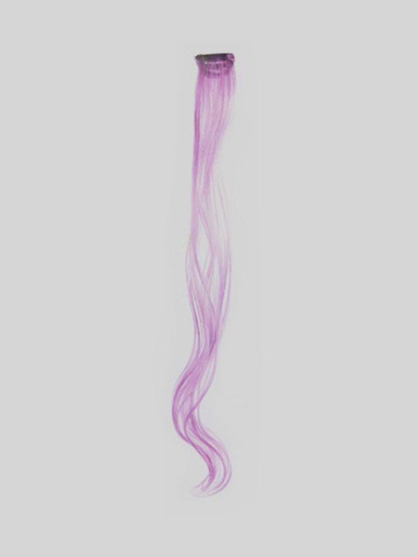 

Long Wavy Synthetic Hair Piece, Mauve