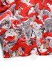 Christmas Cats Print Kangaroo Pocket Hoodie -  