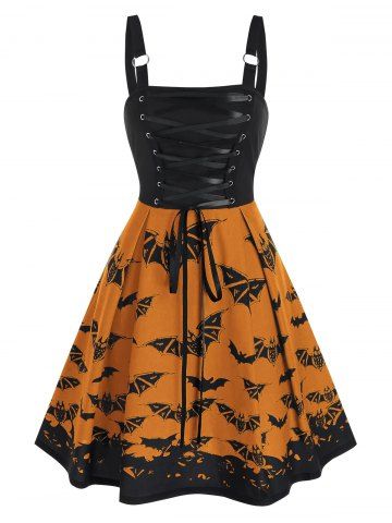 Dress | Print | Mini | Lace | Bat | Up