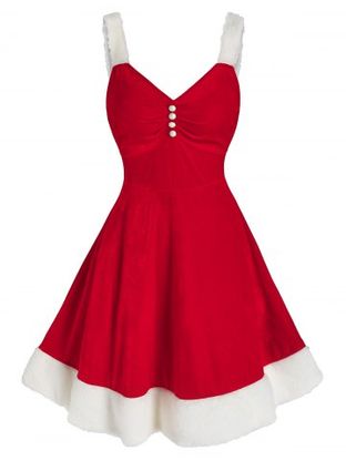 Robe Rouge Noel Livraison Gratuite Discount Et Promo Bon Marche Rosegal Com France