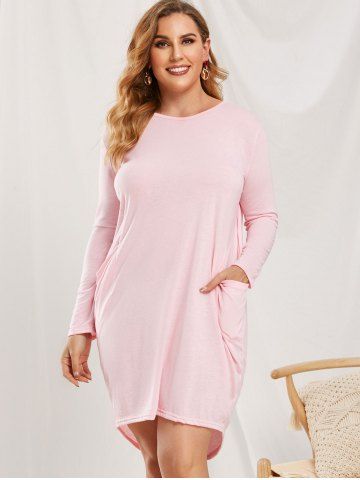 pink casual dresses for women