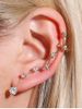 Brief Rhinestone One-piece Ear Cuff -  