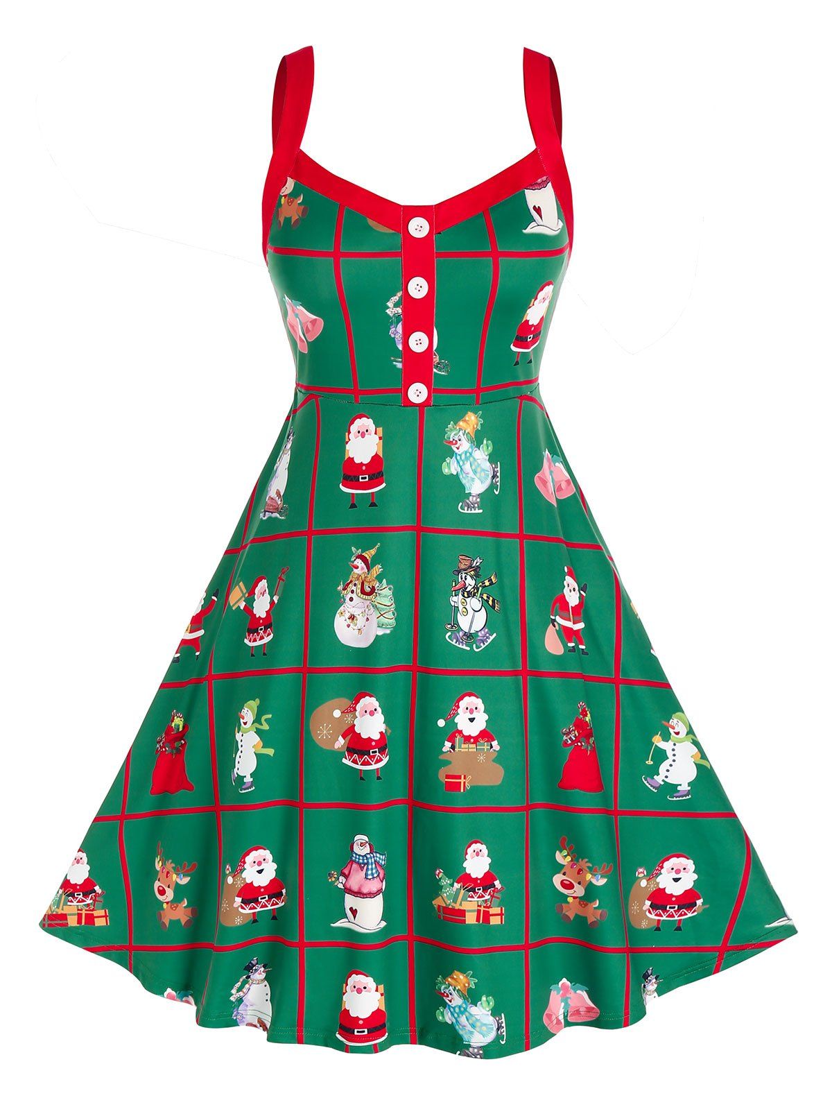 christmas vintage dress